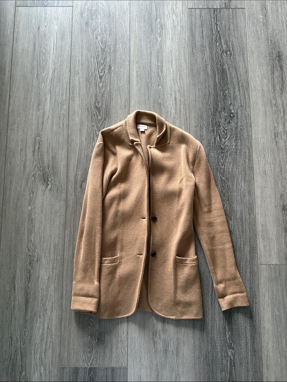 J. Crew Factory Women's Camel Single-Breasted Blazer